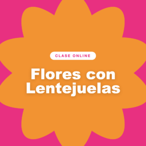 portada clase flores lentejuelas